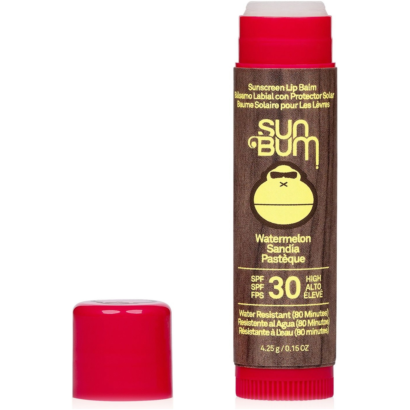2026 Sun Bum Original 30 SPF Sunscreen CocoBalm Lip Balm 4.25g SB338796 - Watermelon